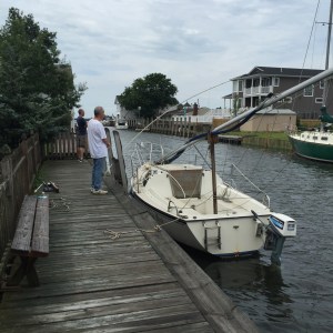 Looking out to sea, getting into the zone
